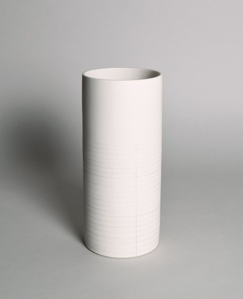 GRAPH Zylindervase 24,5 cm mit Handzeichnung