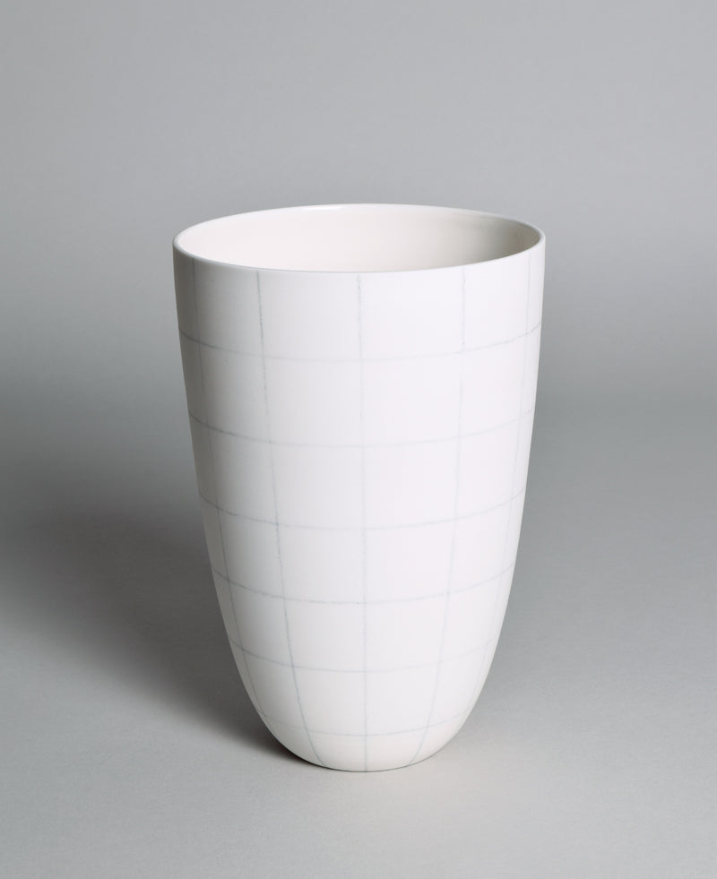 GRAPH Vase 20,5 cm mit Handzeichnung #2