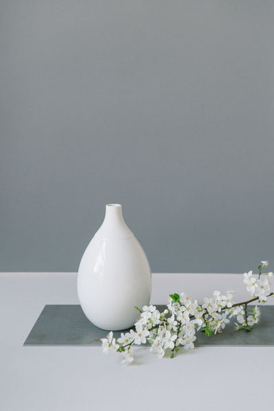 CONTRAIR Vase 16 cm - weiß